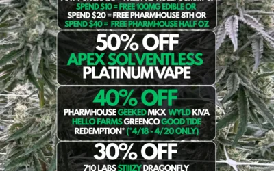 The Ultimate 4/20 Weekend at Pharmhouse Wellness: Deals, Dab Bars, and Freebies!