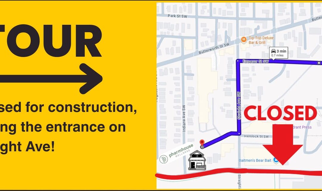 Construction Alert: Wealthy St. Detour!